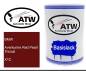 Preview: BMW, Aventurine Red Pearl Tricoat, X1C: 500ml Lackdose, von ATW Autoteile West.